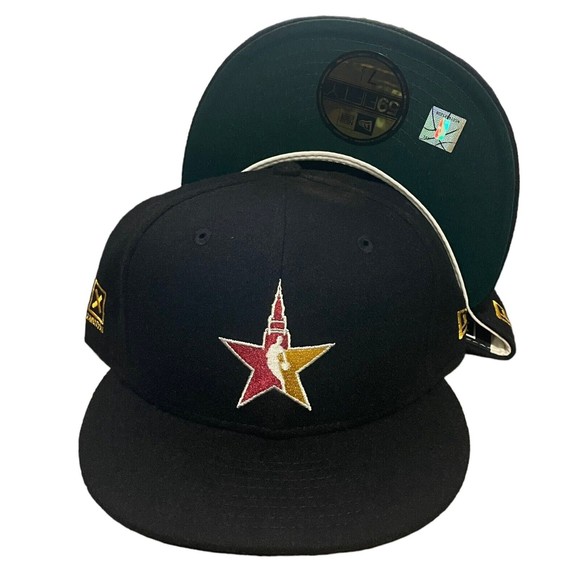 New Era Cleveland NBA All Star Game 59FIFTY Fitted Hat Cap Wool Black - Picture 1 of 3